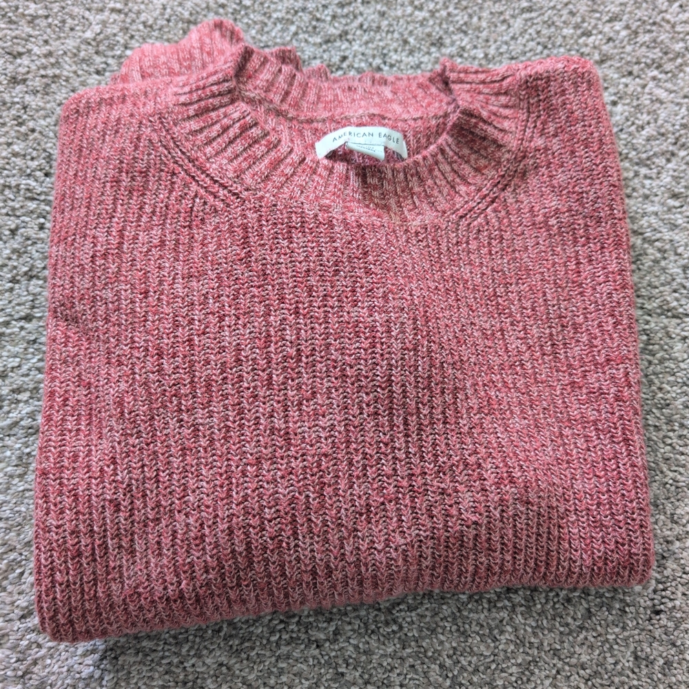 American Eagle Outfitters Women's Red Sweater